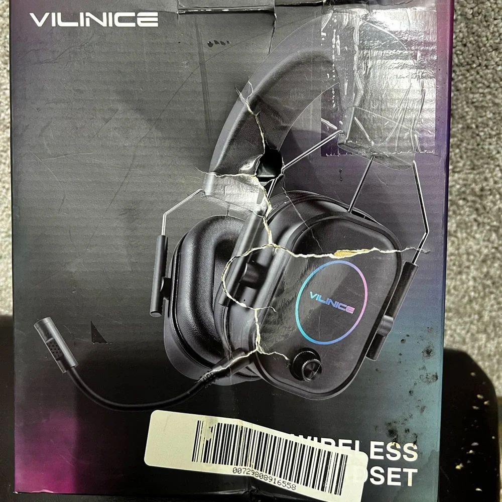 VILINICE Wireless Gaming Headset for PS4 PS5 Xbox PC Nintendo Switch Headphones